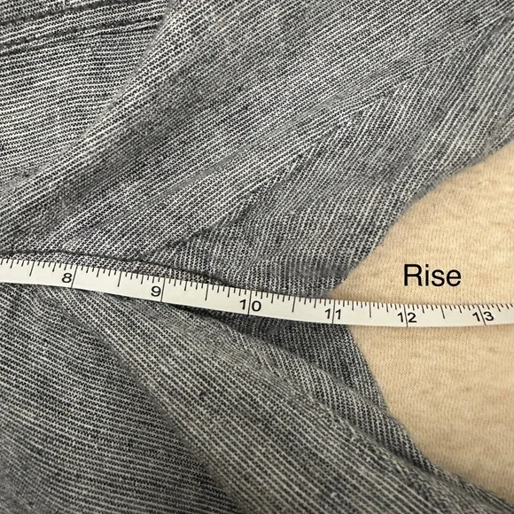 Anthropologie Women’s Pilcro High Rise Blue Linen Wide-Leg Pants Size 8 - Picture 6 of 11